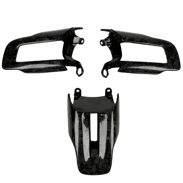 2015–2023 Mustang forged carbon steering wheel button trim set