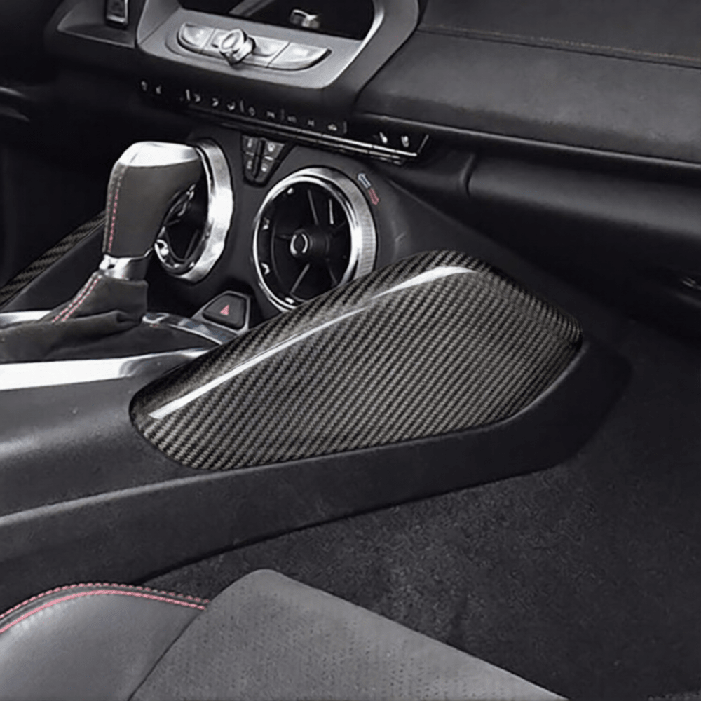 Carbon Center Console Side Trim - Camaro (2016 - 2024) - Carbon Trim - Texas Carbon