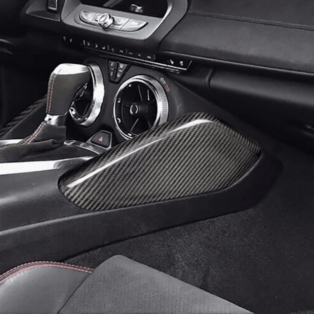 Carbon Center Console Side Trim - Camaro (2016 - 2024) - Carbon Trim - Texas Carbon