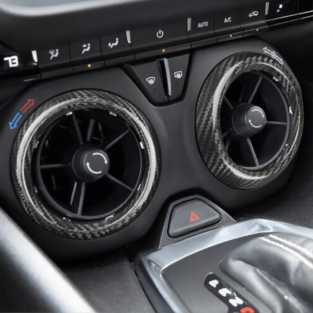 Carbon Center Vent Trim - Camaro (2016 - 2024) - Carbon Trim - Texas Carbon