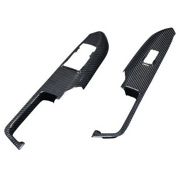 Carbon Door Button Trim – Mustang (2015 - 2023) - Carbon Trim - Texas Carbon