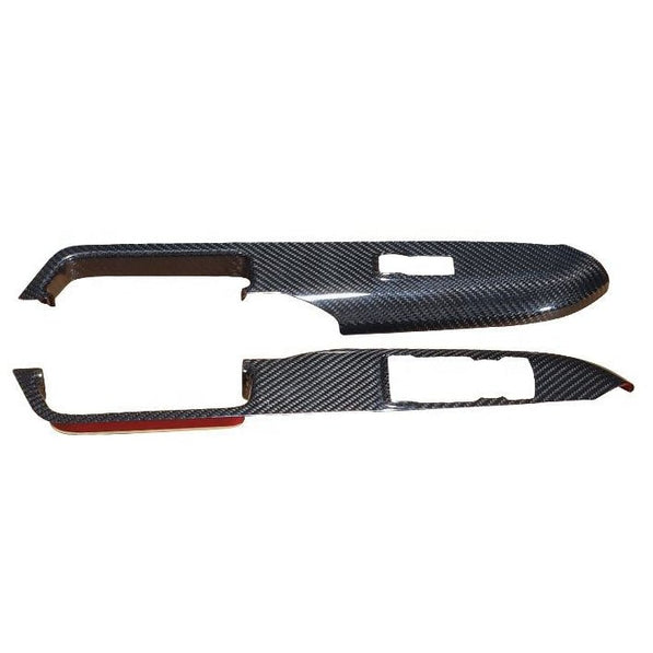 Carbon Door Button Trim – Mustang (2015 - 2023) - Carbon Trim - Texas Carbon
