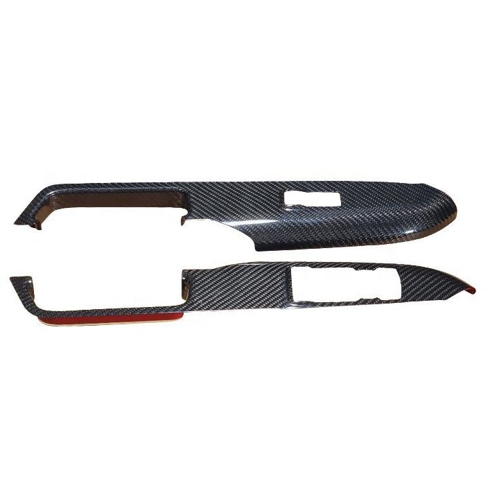 Carbon Door Button Trim – Mustang (2015 - 2023) - Carbon Trim - Texas Carbon