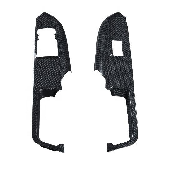 Carbon Door Button Trim – Mustang (2015 - 2023) - Carbon Trim - Texas Carbon