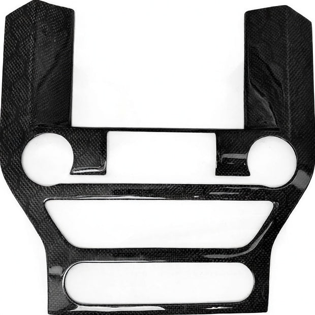 Carbon Fiber Center Stack Screen Surround Trim – Mustang (2015 - 2023) - Carbon Trim - Texas Carbon