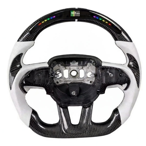 Carbon Fiber Steering Wheel - Challenger, Charger, Durango, Jeep - Steering wheel - Texas Carbon