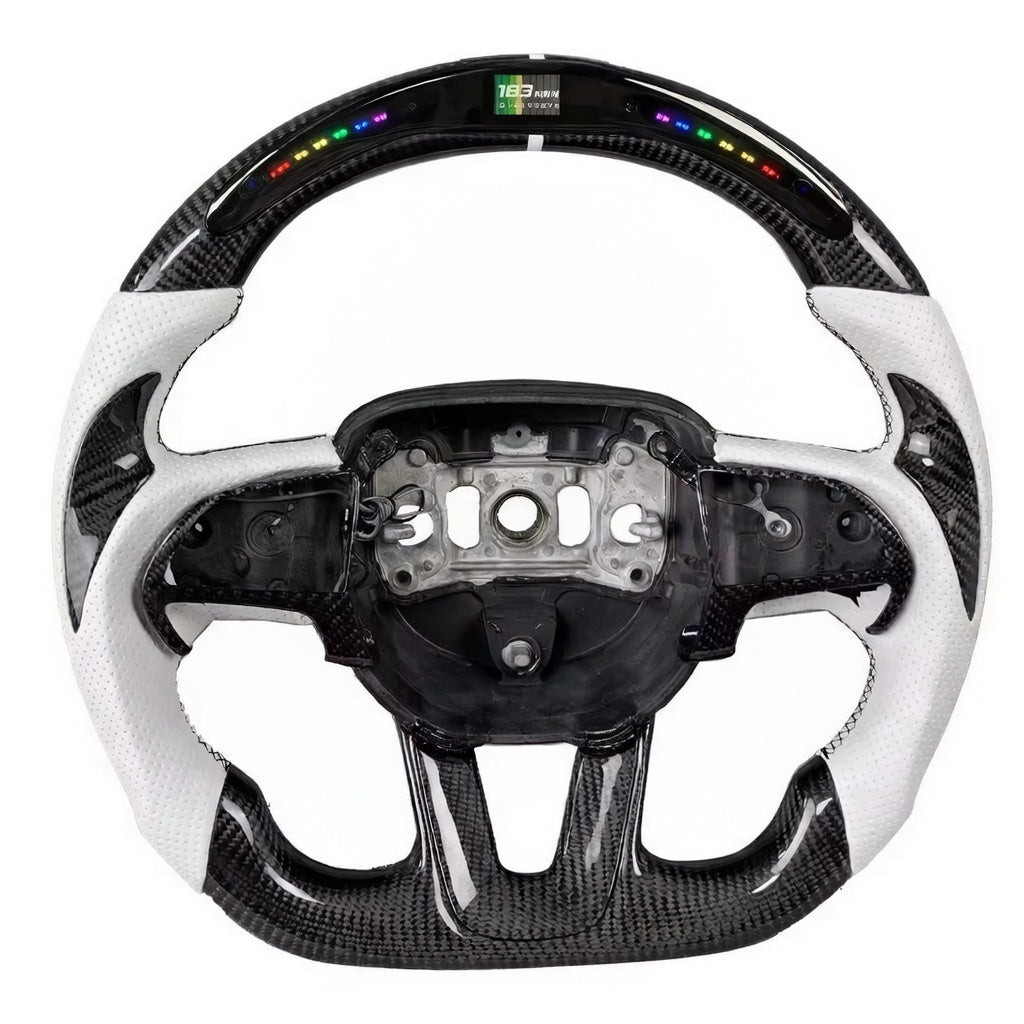 Carbon Fiber Steering Wheel - Challenger, Charger, Durango, Jeep - Steering wheel - Texas Carbon