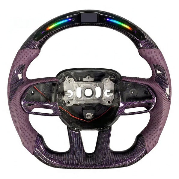 Carbon Fiber Steering Wheel - Challenger, Charger, Durango, Jeep - Steering wheel - Texas Carbon