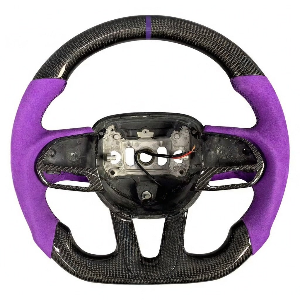 Carbon Fiber Steering Wheel - Challenger, Charger, Durango, Jeep - Steering wheel - Texas Carbon
