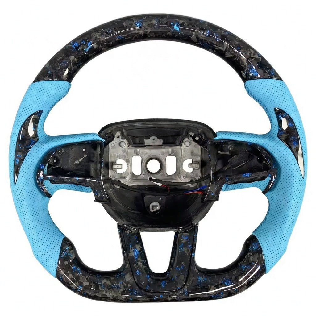 Carbon Fiber Steering Wheel - Challenger, Charger, Durango, Jeep - Steering wheel - Texas Carbon