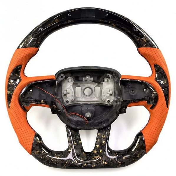 Carbon Fiber Steering Wheel - Challenger, Charger, Durango, Jeep - Steering wheel - Texas Carbon