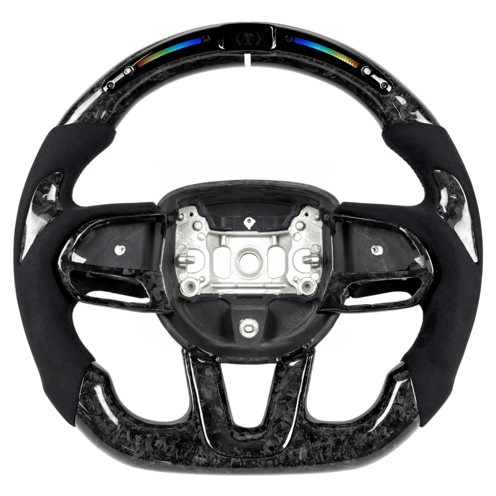 Carbon Fiber Steering Wheel - Challenger, Charger, Durango, Jeep - Steering wheel - Texas Carbon