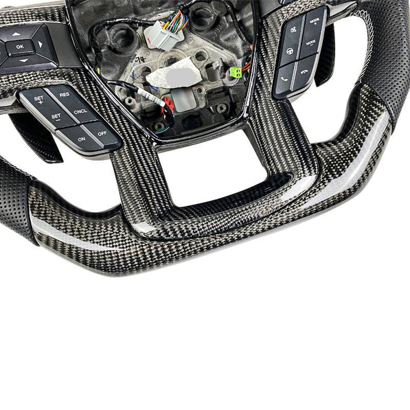 Carbon Fiber Steering Wheel - Ford F - 150 (2015–2020) - Steering wheel - Texas Carbon