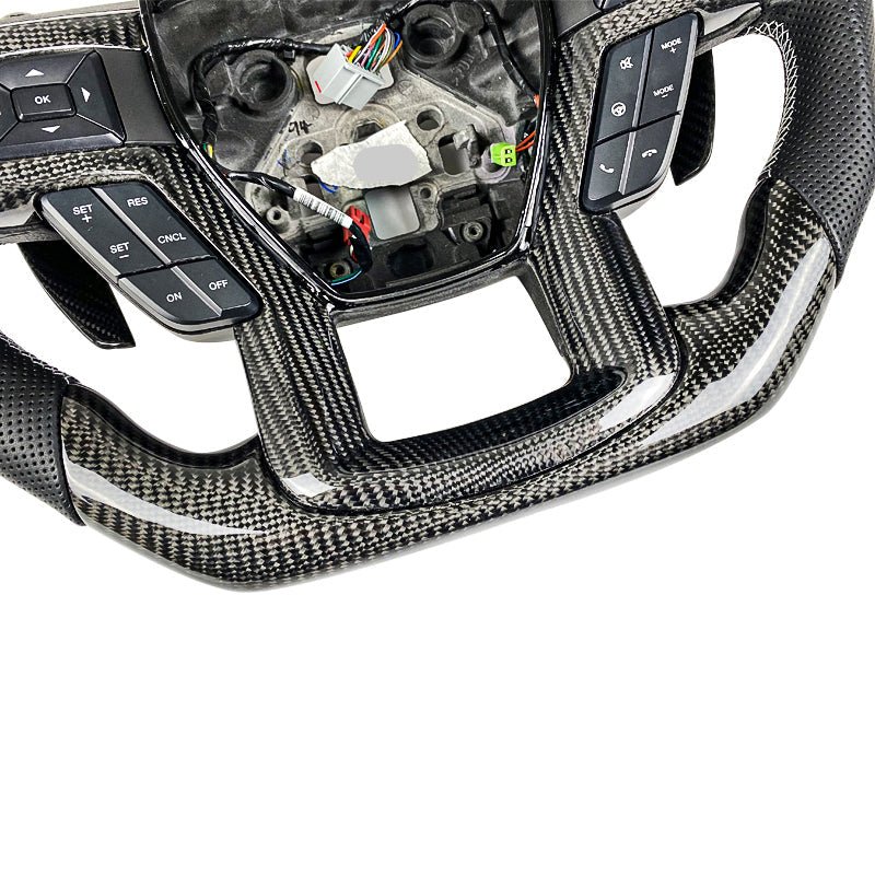 Carbon Fiber Steering Wheel - Ford F - 150 (2015–2020) - Steering wheel - Texas Carbon