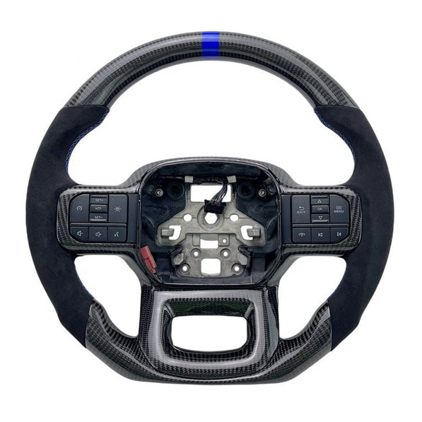Carbon Fiber Steering Wheel - Ford F - 150 (2021+) - Steering wheel - Texas Carbon