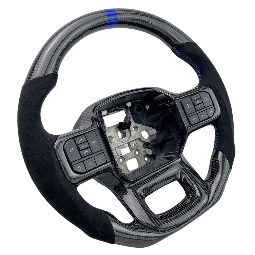 Carbon Fiber Steering Wheel - Ford F - 150 (2021+) - Steering wheel - Texas Carbon