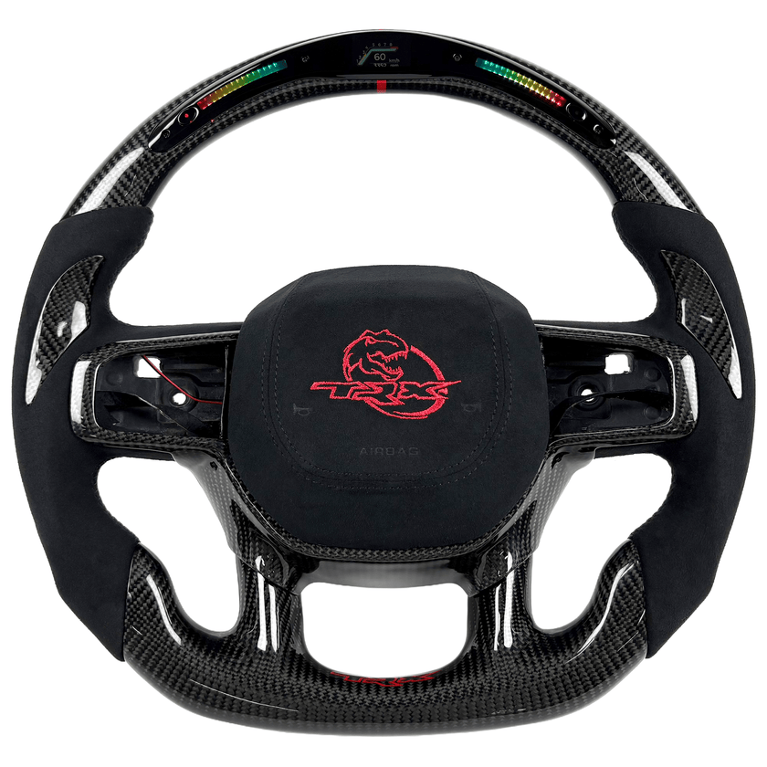 Carbon Fiber Steering Wheel - RAM TRX / 1500 (2021–2024) - Steering wheel - Texas Carbon