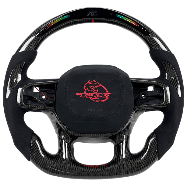 Carbon Fiber Steering Wheel - RAM TRX / 1500 (2021–2024) - Steering wheel - Texas Carbon