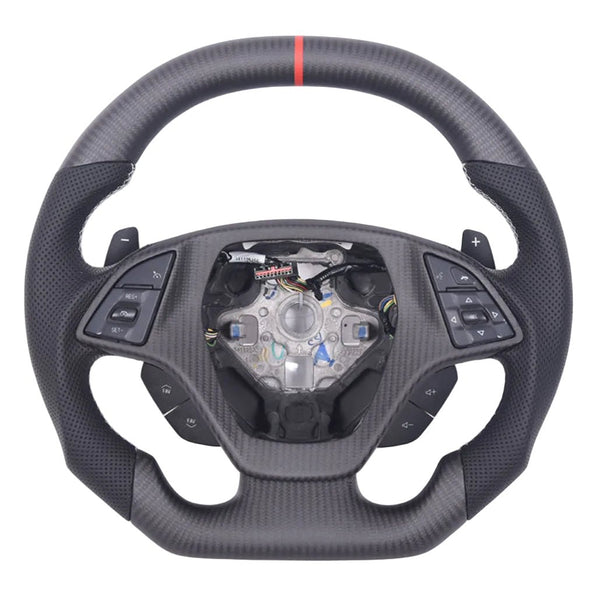 Carbon Fiber Steering wheel - Chevrolet Corvette C7 (2014 - 2019) - Steering wheel - Texas Carbon