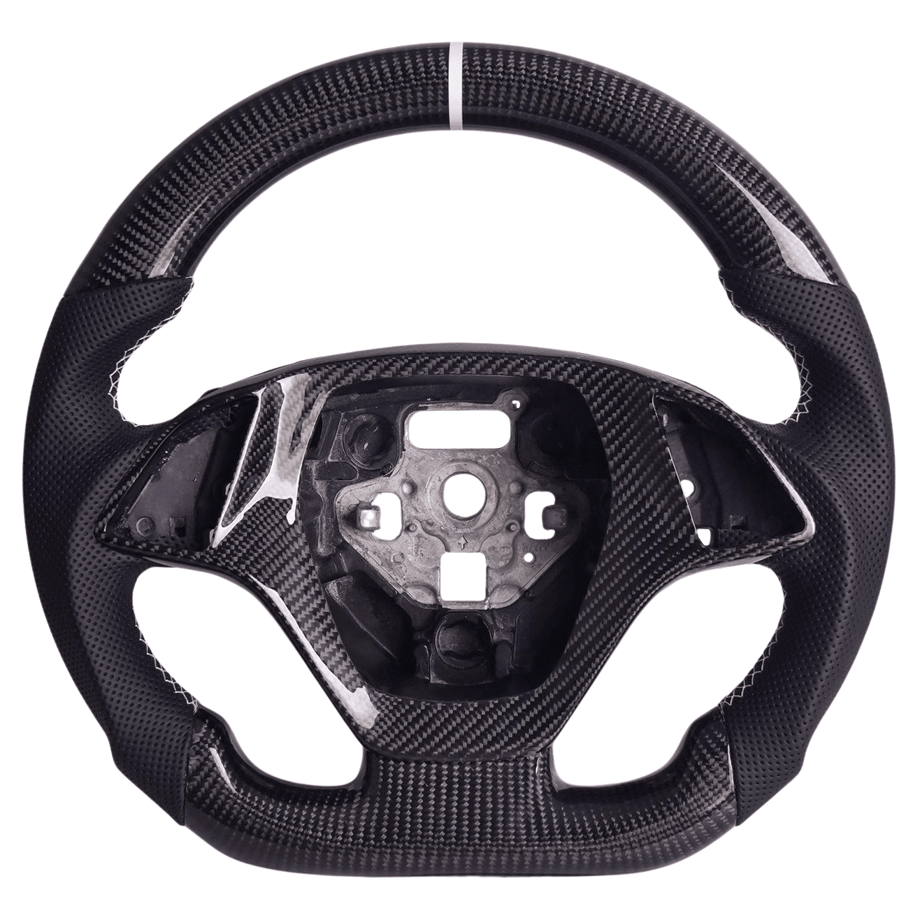Carbon Fiber Steering wheel - Chevrolet Corvette C7 (2014 - 2019) - Steering wheel - Texas Carbon