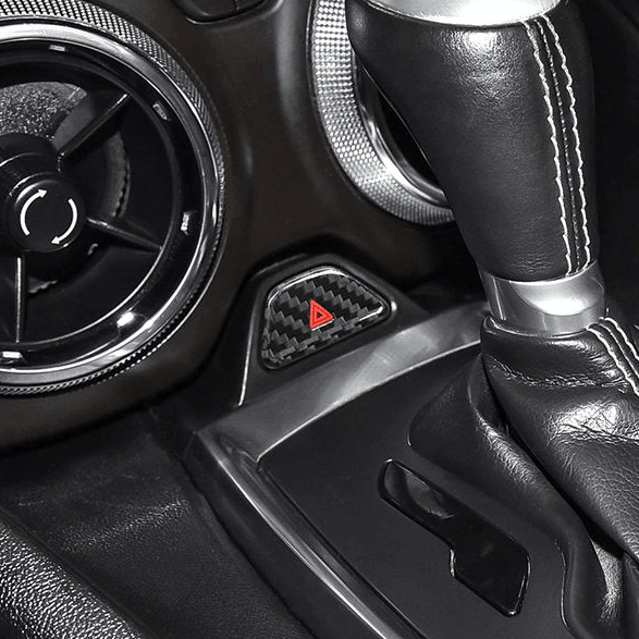 Carbon Hazard Trim - Camaro (2016 - 2024) - Carbon Trim - Texas Carbon
