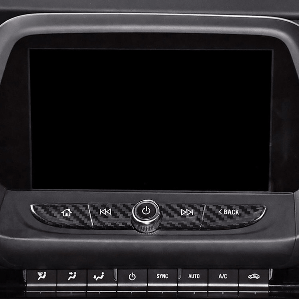 Carbon Infotainment Button Trim - Camaro (2016 - 2024) - Carbon Trim - Texas Carbon