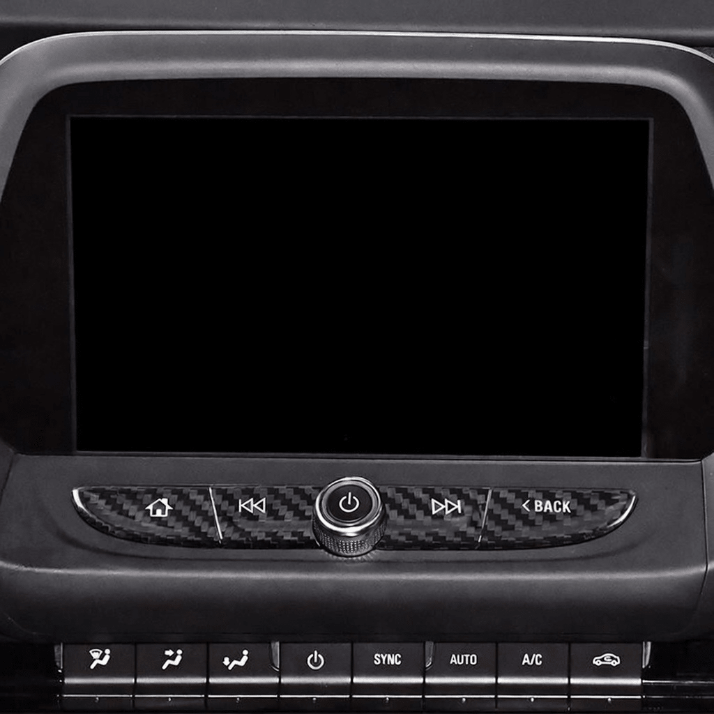 Carbon Infotainment Button Trim - Camaro (2016 - 2024) - Carbon Trim - Texas Carbon