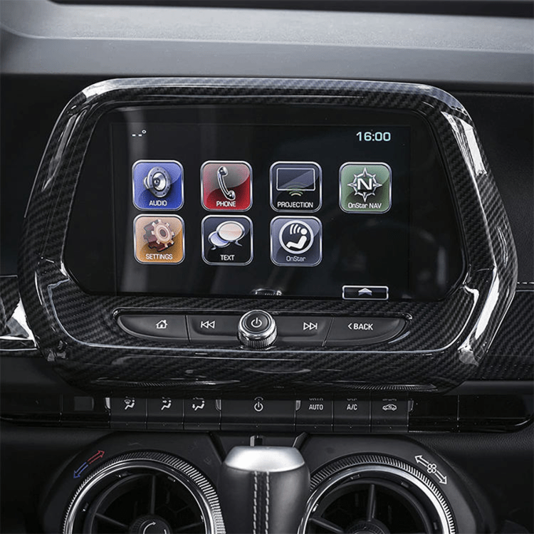 Carbon Infotainment Trim - Camaro (2016 - 2024) - Carbon Trim - Texas Carbon