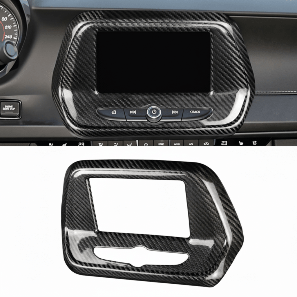 Carbon Infotainment Trim - Camaro (2016 - 2024) - Carbon Trim - Texas Carbon