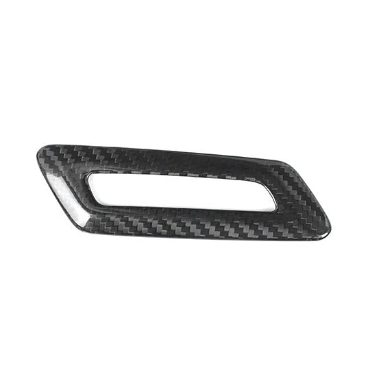 2016-2024 Camaro real carbon fiber memory seat button trim overlay with OEM-style fit