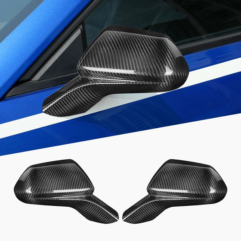 Carbon Mirror Covers - Camaro (2016 - 2024) - Carbon Trim - Texas Carbon