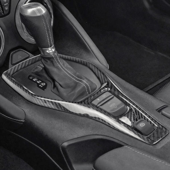 Carbon Outer Gear Selector Trim - Camaro (2016 - 2024) - Carbon Trim - Texas Carbon
