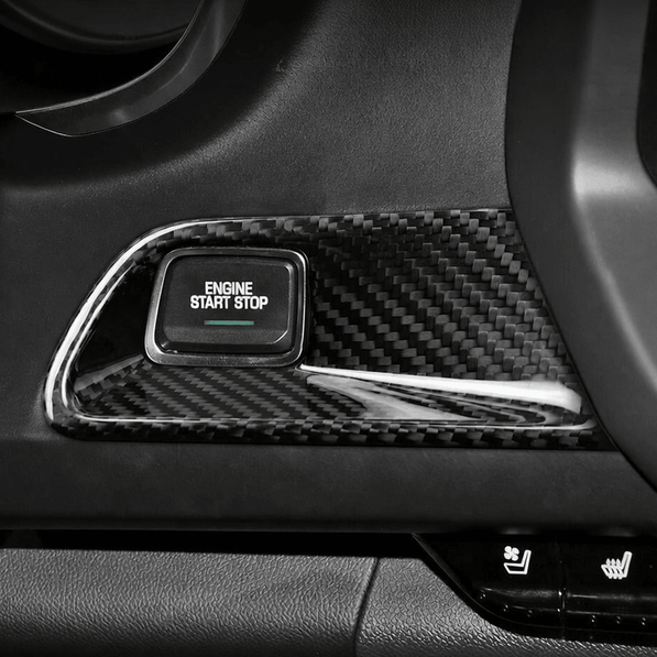 Carbon Push Button Start Trim - Camaro (2016 - 2024) - Carbon Trim - Texas Carbon