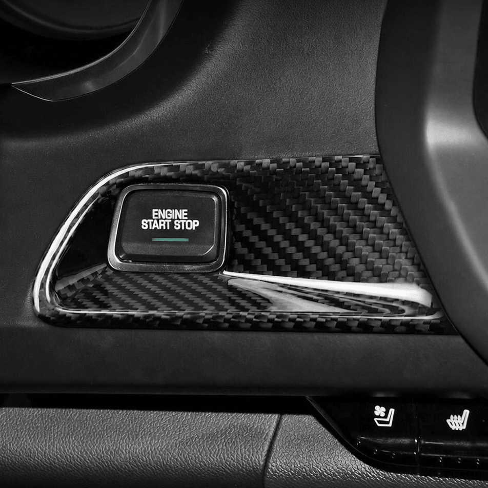 Carbon Push Button Start Trim - Camaro (2016 - 2024) - Carbon Trim - Texas Carbon