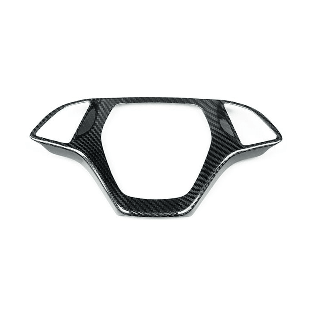 Carbon Steering Wheel Frame Trim - C7 Corvette (2014 - 2019) - Carbon Trim - Texas Carbon