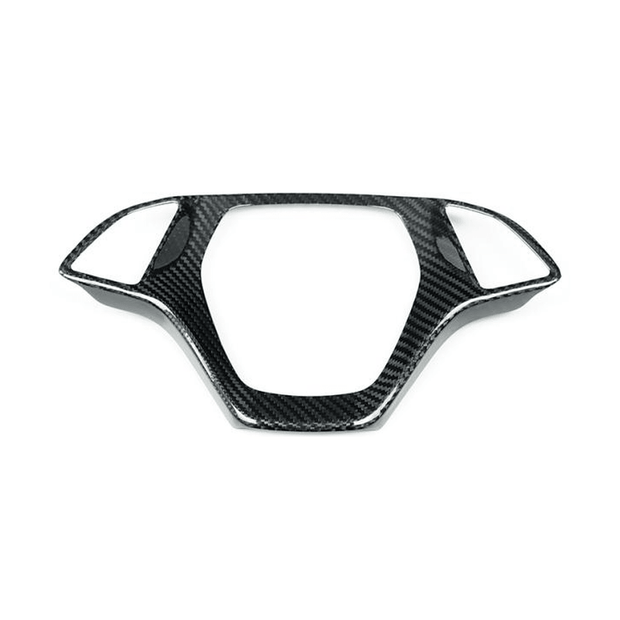 Carbon Steering Wheel Frame Trim - C7 Corvette (2014 - 2019) - Carbon Trim - Texas Carbon
