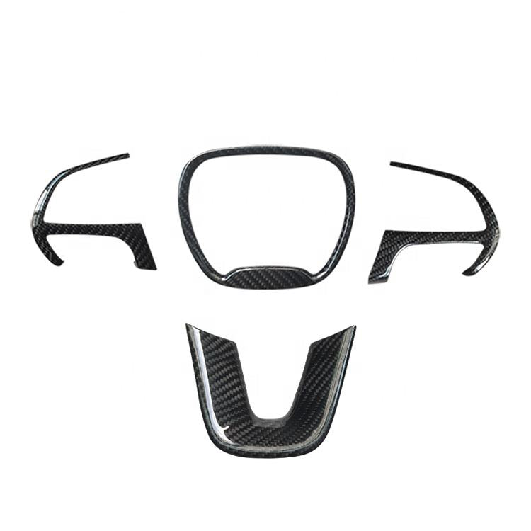 Carbon Steering Wheel Trim - Charger, Challenger, Durango, Cherokee (2015 - 2023) - Carbon Trim - Texas Carbon