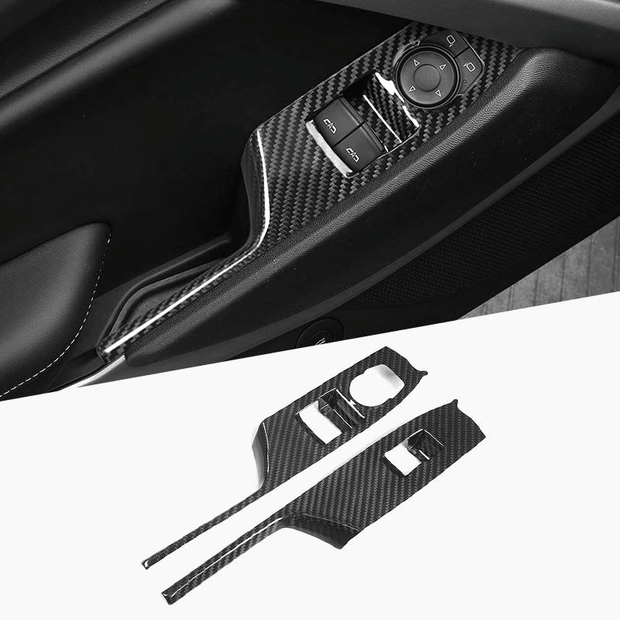 Carbon Window Button Trim - Camaro (2016 - 2024) - Carbon Trim - Texas Carbon