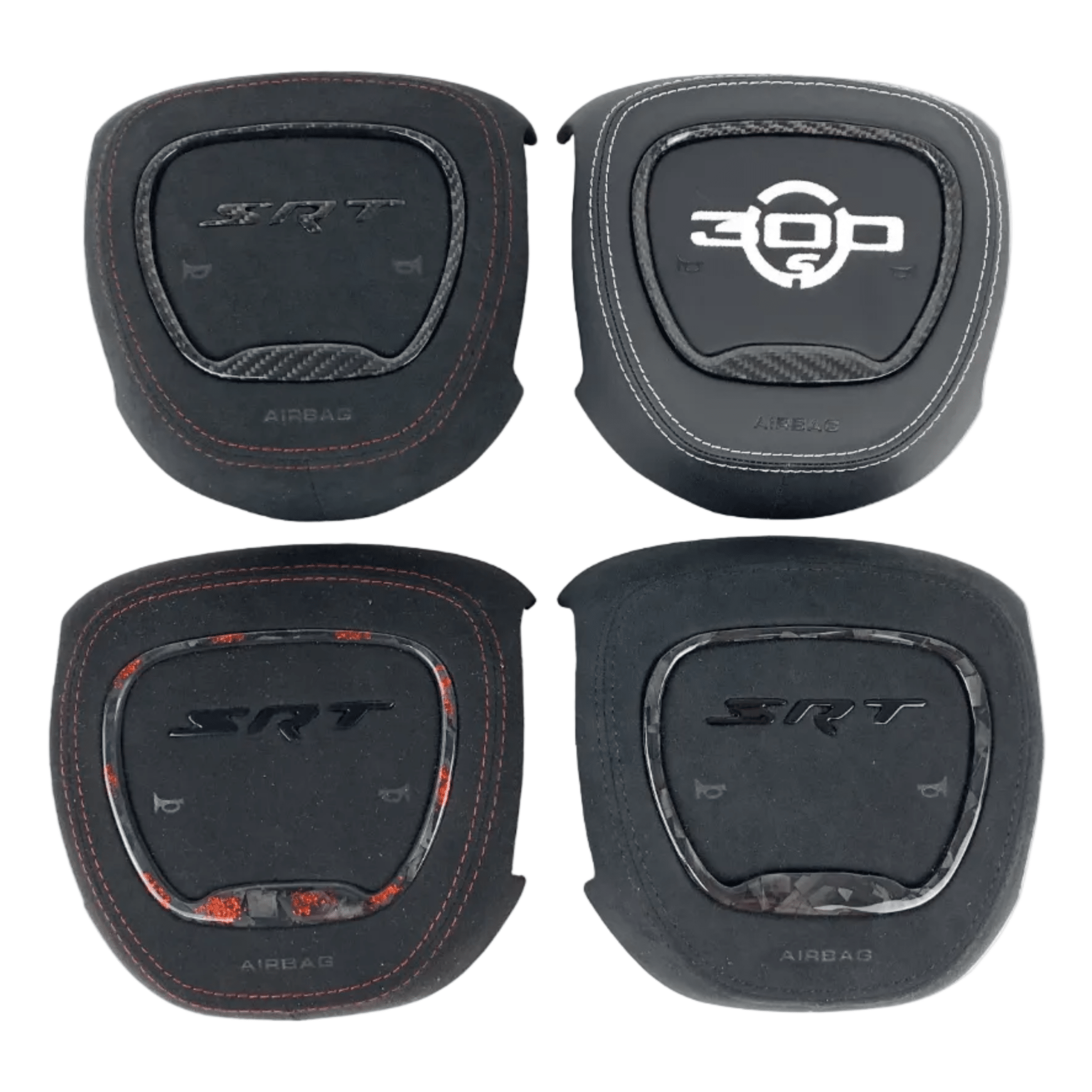 Custom Airbag Cover - Challenger, Charger, Durango, Jeep - Airbag Cover - Texas Carbon
