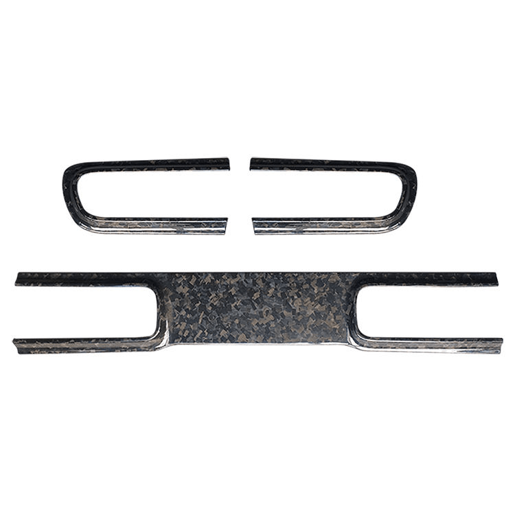 Dodge Challenger Tail light / Trunk Carbon Trim (2015 - 2023) - Carbon Trim - Texas Carbon