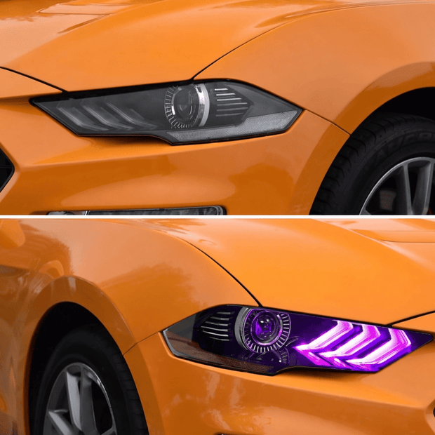 Gen 3 RGB Headlights - Mustang (2018–2023) - Head Lights - Texas Carbon