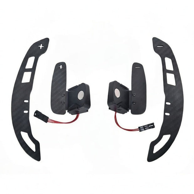 Magnetic Carbon Fiber Paddle Shifters - C7 Corvette, Camaro SS - Carbon Magnetic Paddle Shifters - Texas Carbon