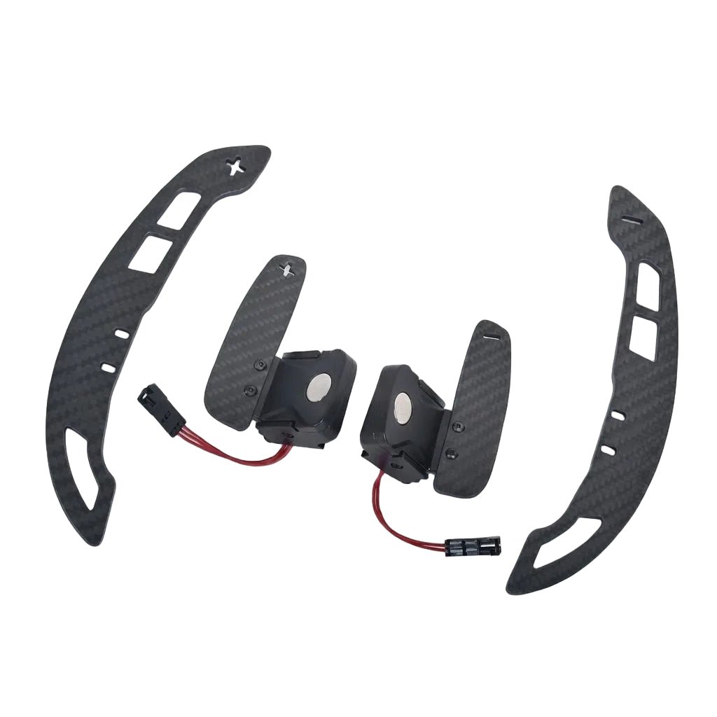 Magnetic Carbon Fiber Paddle Shifters - C7 Corvette, Camaro SS - Carbon Magnetic Paddle Shifters - Texas Carbon