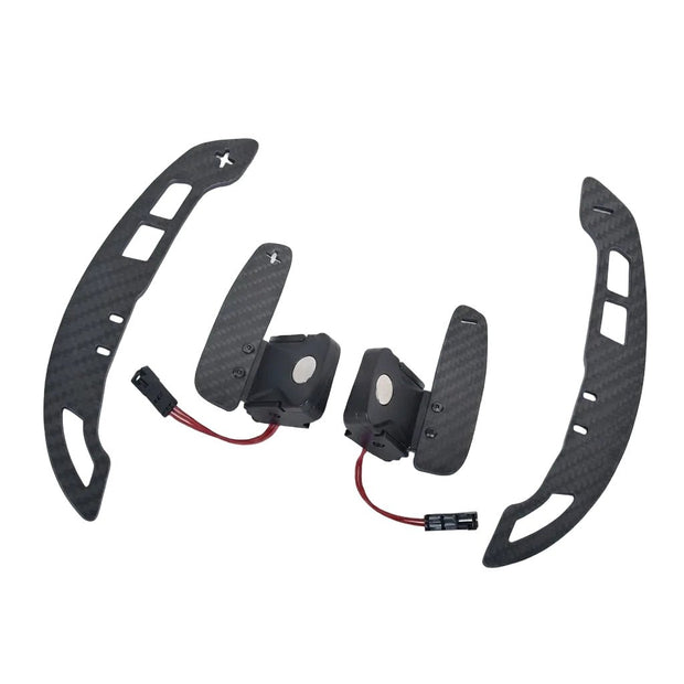 Magnetic Carbon Fiber Paddle Shifters - C7 Corvette, Camaro SS - Carbon Magnetic Paddle Shifters - Texas Carbon