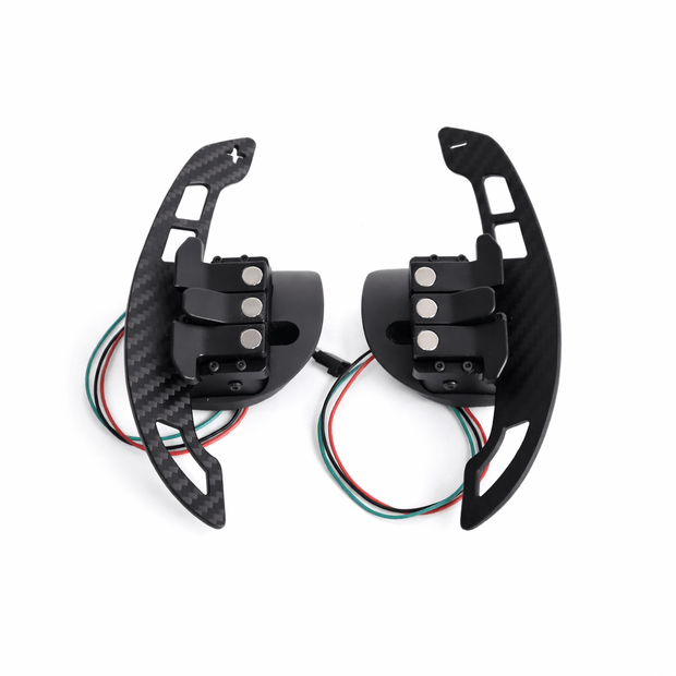 Magnetic Carbon Fiber Paddle Shifters - Challenger, Charger - Carbon Magnetic Paddle Shifters - Texas Carbon