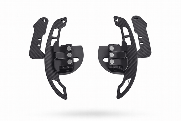 Magnetic Carbon Fiber Paddle Shifters - Challenger, Charger - Carbon Magnetic Paddle Shifters - Texas Carbon
