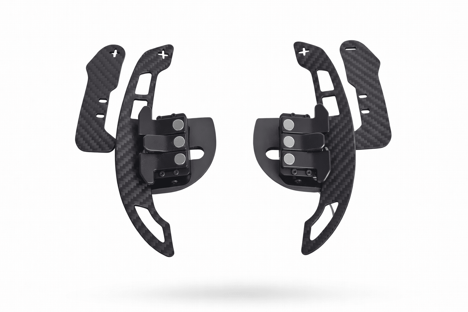 Magnetic Carbon Fiber Paddle Shifters - Challenger, Charger - Carbon Magnetic Paddle Shifters - Texas Carbon