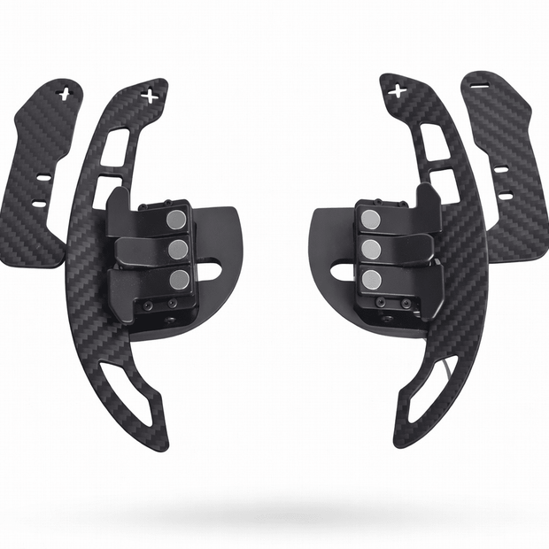 Magnetic Carbon Fiber Paddle Shifters - Challenger, Charger - Carbon Magnetic Paddle Shifters - Texas Carbon