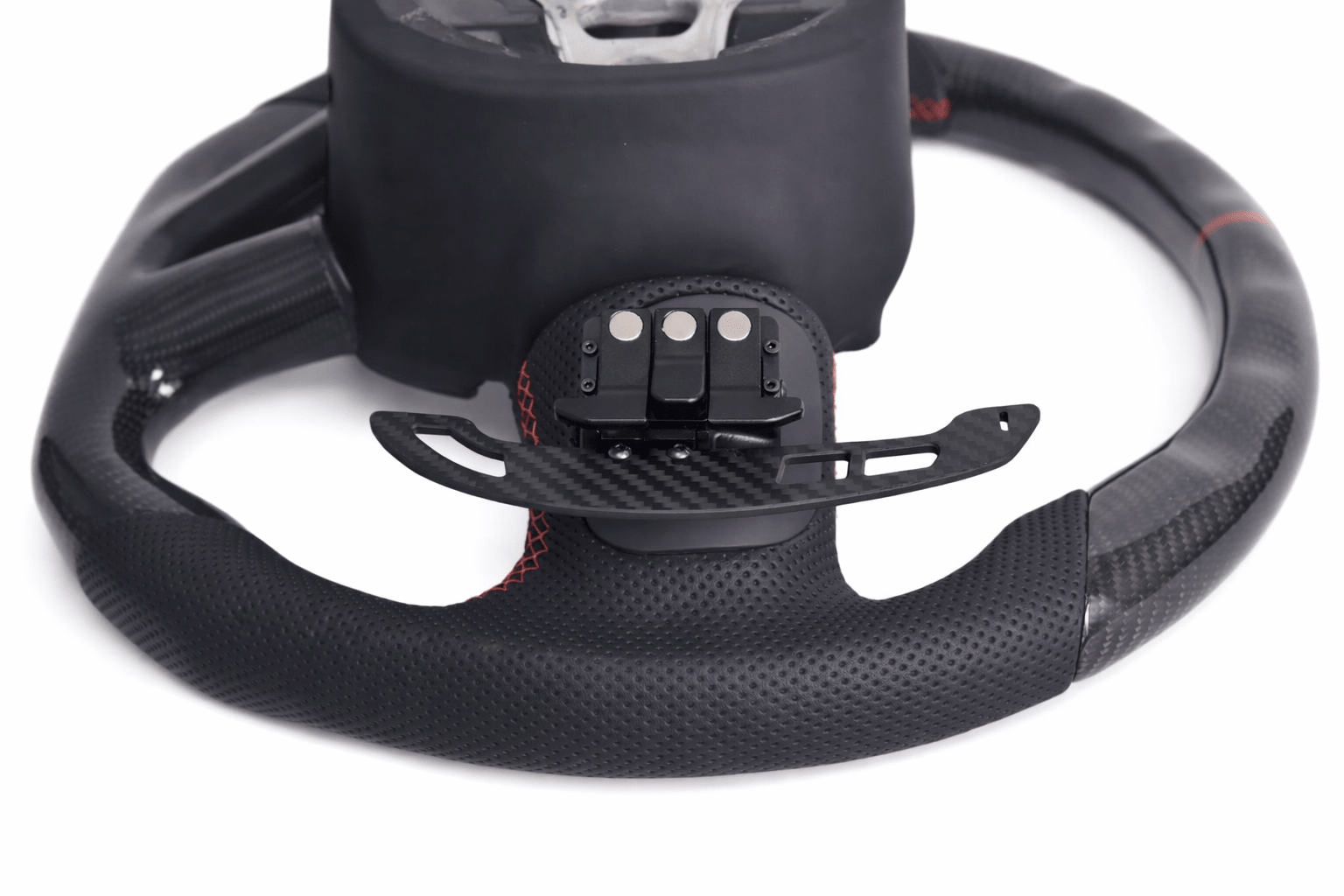 Magnetic Carbon Fiber Paddle Shifters - Challenger, Charger - Carbon Magnetic Paddle Shifters - Texas Carbon