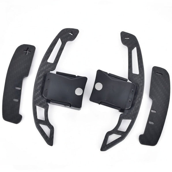 Magnetic Carbon Fiber Paddle Shifters - Ford F - 150 (2015+) - Carbon Magnetic Paddle Shifters - Texas Carbon